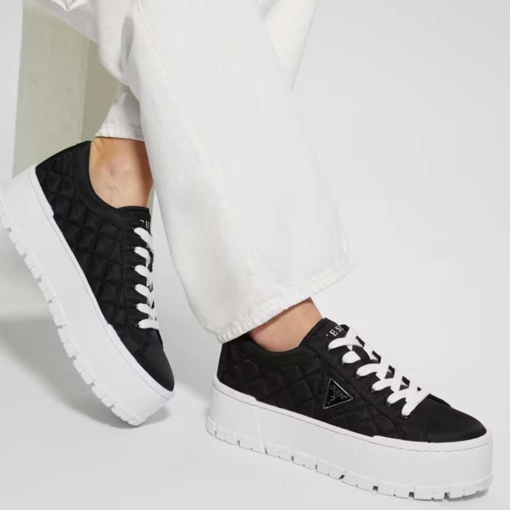 GUESS Tesie Quilted Platform Sneakers